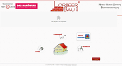 Desktop Screenshot of bausanierung-lorbeer.de